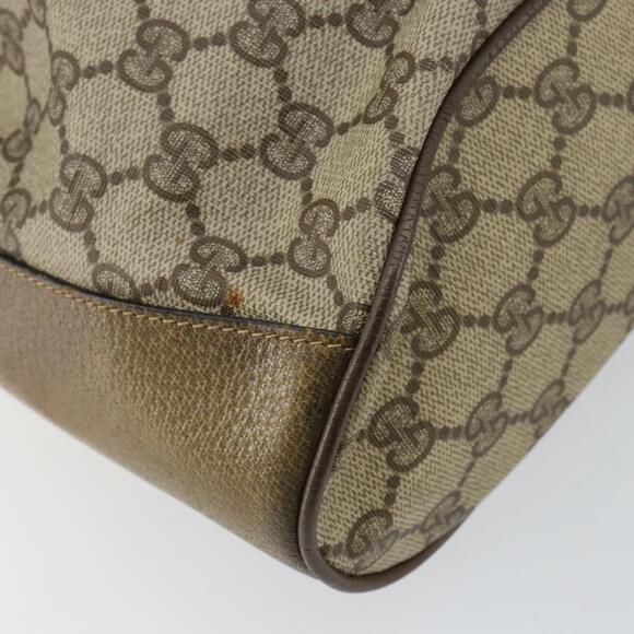 GUCCI GG Supreme Web Sherry Line Shoulder Bag PVC Beige 14 02 034 Auth 143349 - Picture 16 of 16